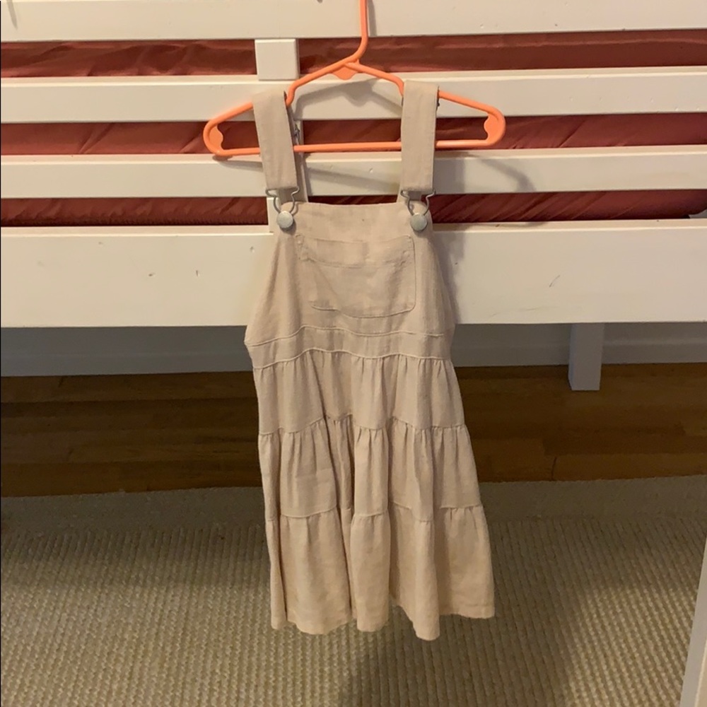Zara girls overall dress